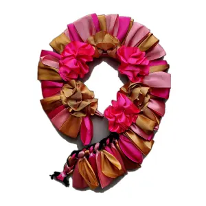 Diadema de flores multicolor