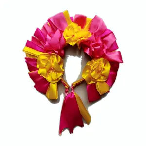 Diadema de flores multicolor