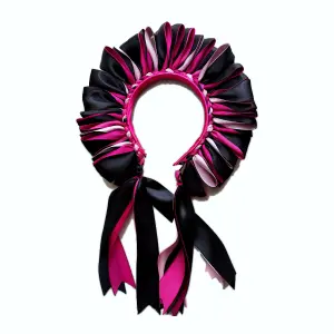 Diadema negro y rosa