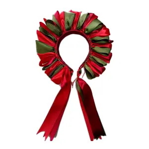 Diadema rojo, amarillo y negro